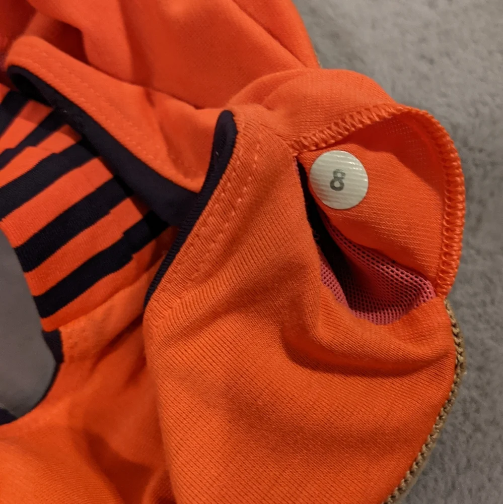 Lululemon All Sport Bra Inkwell Navy and Orange - Picture 8 of 12